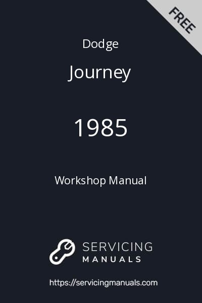 1985 Dodge Journey Workshop Manual Image