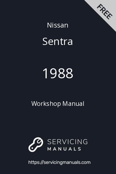 1988 Nissan Sentra Workshop Manual Image