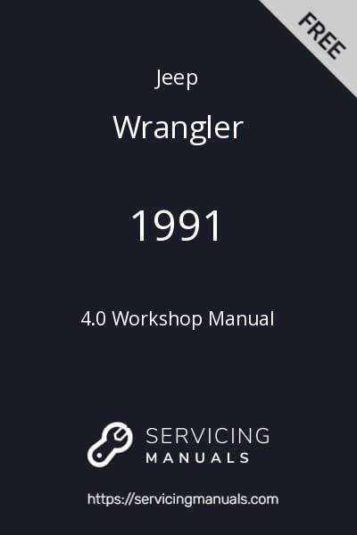 1991 Jeep Wrangler 4.0 Workshop Manual Image
