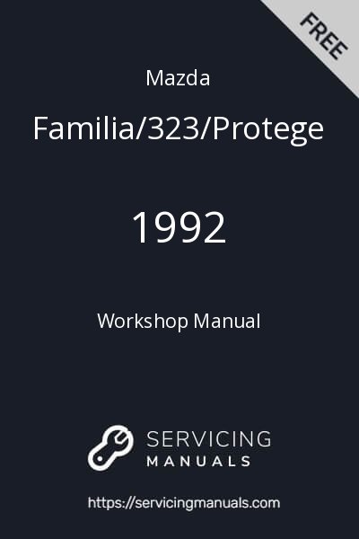 1992 Mazda Familia/323/Protege Workshop Manual Image