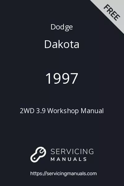 1997 Dodge Dakota 2WD 3.9 Workshop Manual Image