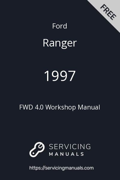 1997 Ford Ranger FWD 4.0 Workshop Manual Image