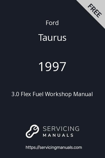 1997 Ford Taurus 3.0 Flex Fuel Workshop Manual Image