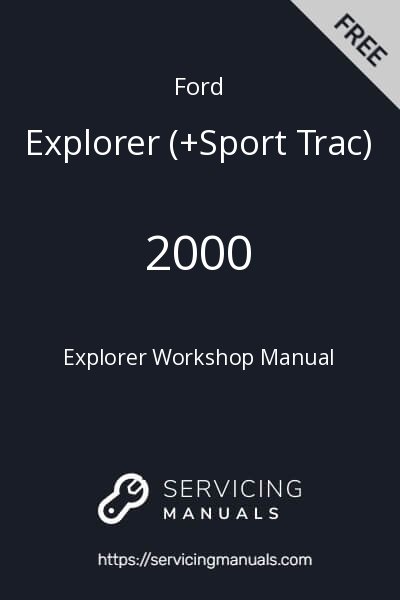 2000 Ford Explorer Workshop Manual Image