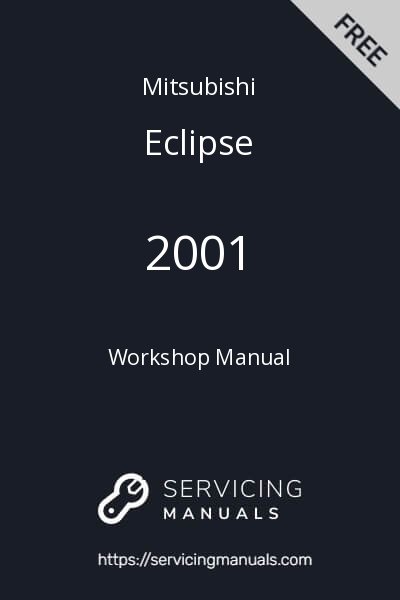 2001 Mitsubishi Eclipse Workshop Manual Image