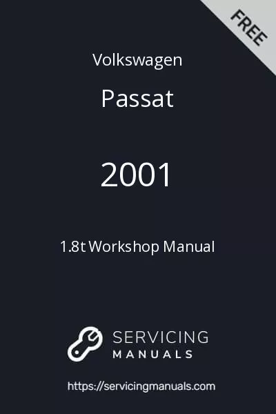 2001 Volkswagen Passat 1.8t Workshop Manual Image