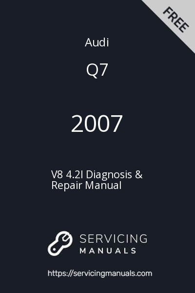 2007 Audi Q7 V8 4.2l Diagnosis & Repair Manual Image