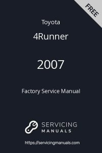 2007 TOYOTA 4RUNNER SERVICE MANUAL PDF visual data 6