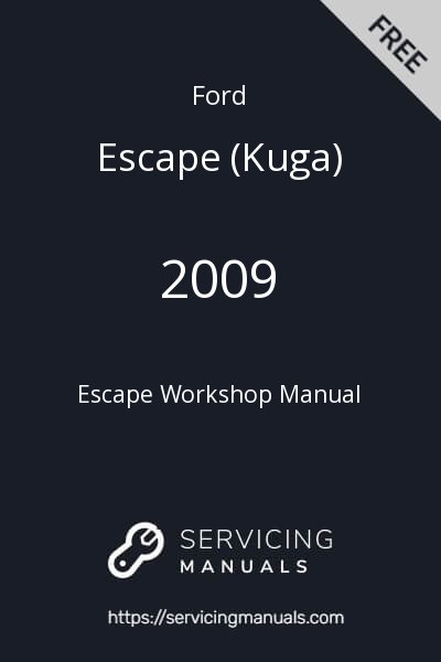2009 Ford Escape Workshop Manual Image